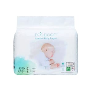 ECOBOOM Bamboe Eco Wegwerp luiers – Large (9-14KG) 30 stuks